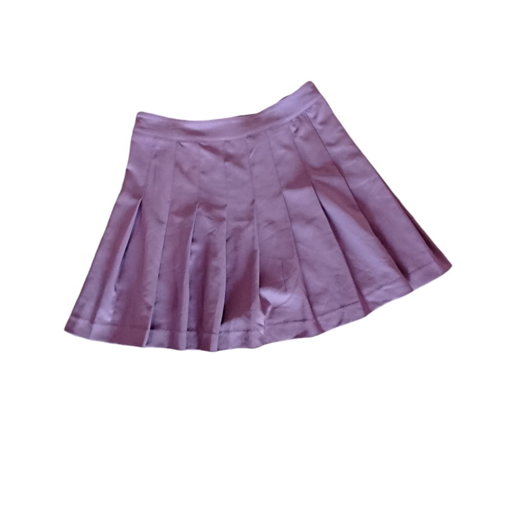 Love Tree Purple Pleated Mini Skirt Juniors Size Large